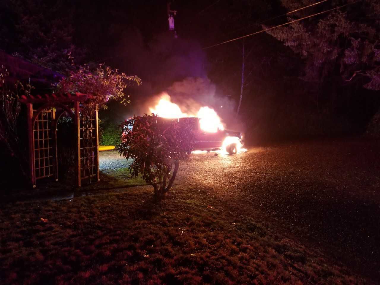 Truck On Fire